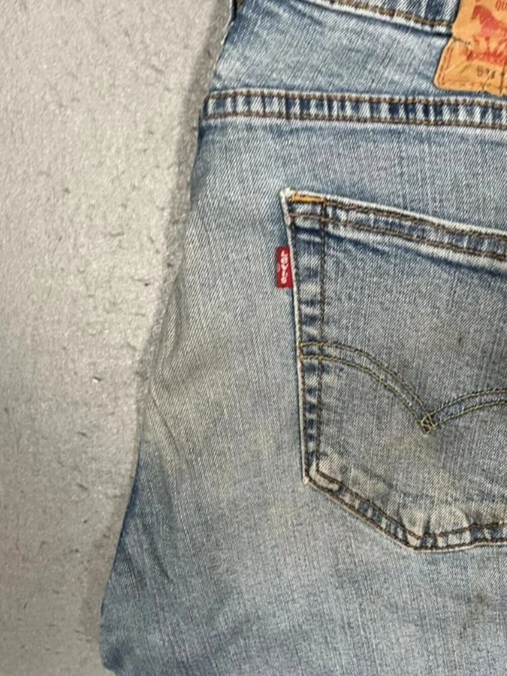 Levi’s 511 Light Blue Denim Jeans Vintage Slim Mens W34 I34